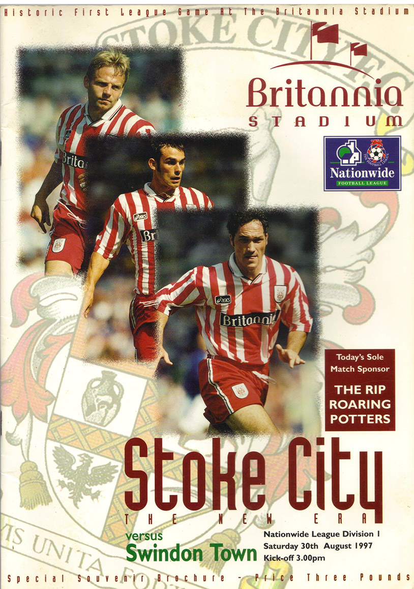 <b>Saturday, August 30, 1997</b><br />vs. Stoke City (Away)